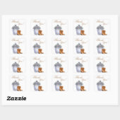 20 Dank u Stickers Zomer Land Bruiloft Rusti (Vel)
