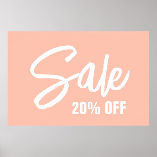 20% de réduction sur la vente Signe, affiche de gr (Devant)