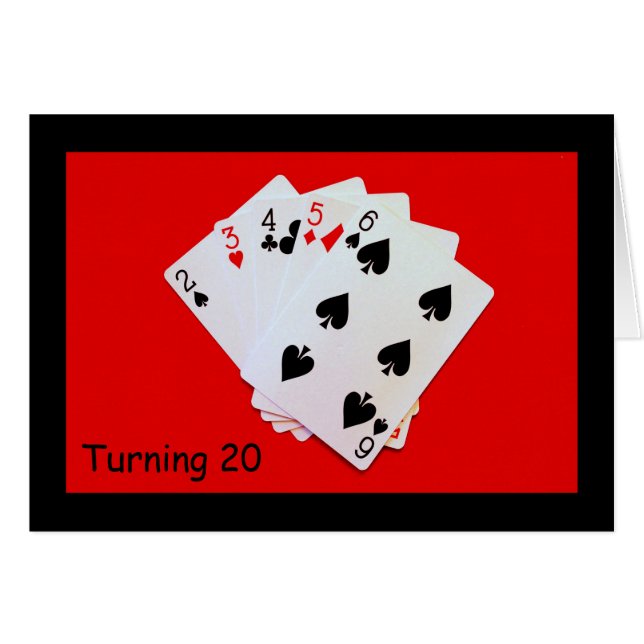 20 draaien is een grote deal! (Voorkant Horizontaal)