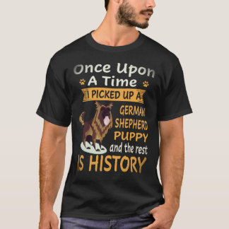 20 Eens Heb Ik Een Duitse Herder Opgepakt  T-shirt