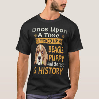 20 Eens Op Een Tijd -  Beagle Pup Beagle T-shirt