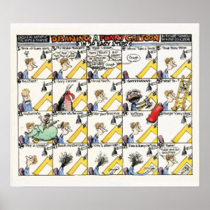 20 Eenvoudige stappen naar een grappig Poster voor