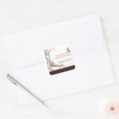 20 Favoriete Stickers Herfst Boom Initiaal Carving (Envelop)