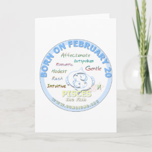 20 februari - Vissen Kaart