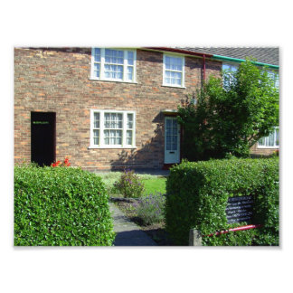 20 Forthlin Road. Kindertehuis van Paul McCartney Foto Afdruk