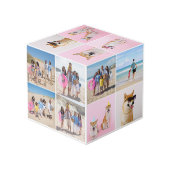 20 foto aangepaste gepersonaliseerde foto kubus (Achter hoekig)