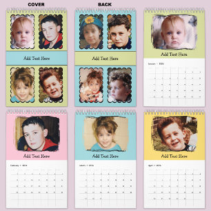 20 foto gepersonaliseerde tekst Agenda Kalender