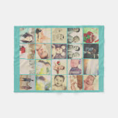 20 foto's collage gepersonaliseerd fleece deken (Voorkant (Horizontaal))
