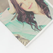 20 foto's collage gepersonaliseerd fleece deken (Hoek)