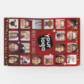 20 Foto's prettig kerstfeest van het team Spandoek (Horizontaal)