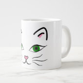 20 g/m2. Jumbo Mug - Kitty Face (Devant droit)