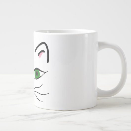 20 g/m2. Jumbo Mug - Kitty Face (Droite)