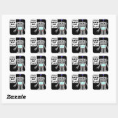 20 Happy Birthday gepersonaliseerde robot Stickers (Vel)