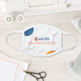 "20/Heureux en 2020" Masque de visage de l'ASCRS