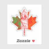 20 Ierse Canadese Jubileum Maple Leaf 150 jaar Sticker (Vel)