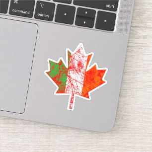 20 Ierse Canadese Jubileum Maple Leaf 150 jaar Sticker