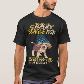 20 Ik ben de gekke Beagle-mama Beagle T-shirt
