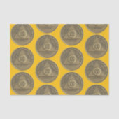 20 Jaar Herstel Jubileum Munt Tissuepapier (Voorkant)