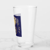 20 jaar Jubileum Blue Gold Drink glas (Links)