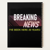 20 jaar Jubileum twintigste werknemer 3 Ring Planner (Achterkant)