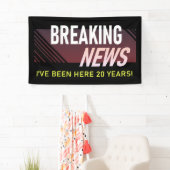 20 jaar Jubileum twintigste werknemer Spandoek (Insitu)