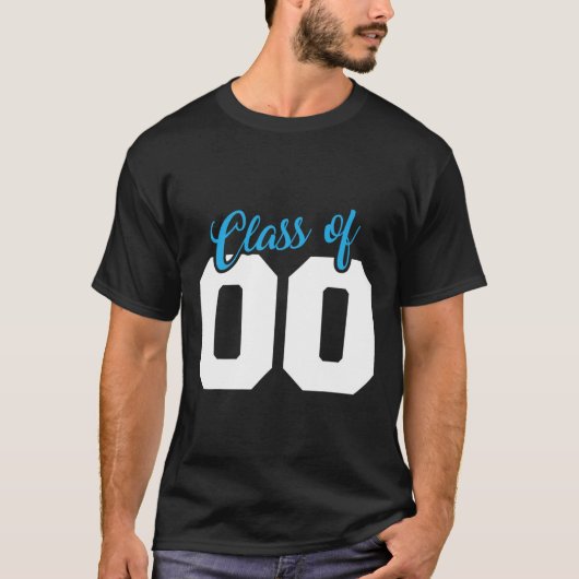 20 jaar middelbare schoolklas van 2000 Senior Reun T-shirt (Voorkant)