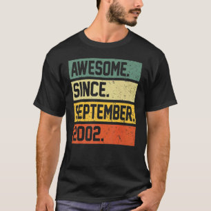 20 jaar oud Geweldige sinds september 2002 20e mil T-shirt