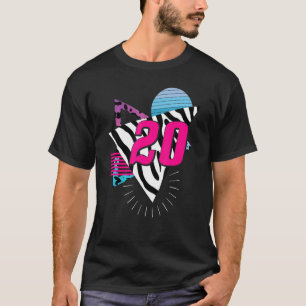 20 jaar oude 20e verjaardag 29 t-shirt