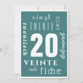 20 jaar Sober Kaart (Voorkant)