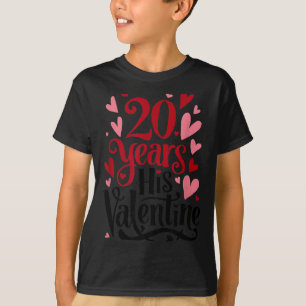 20 jaar zijn Valentijn _ jubileum koppels valen T-shirt