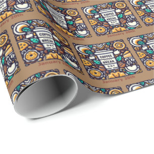 20 jan - Koffiepauze Dag Cadeaupapier
