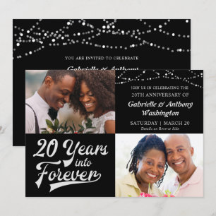 20-jarig jubileum 20 JAAR IN FOREVER Kaart