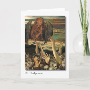 20 Jugement Tarot Carte de voeux