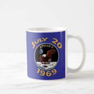 20 juli 1969 Apollo 11 Missie bij de maan Koffiemok