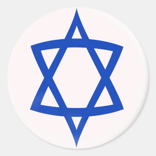 20 kleine stickers Star of David vlag (Voorkant)