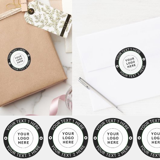 20 Logo Entreprise Ici | Autocollants Simples Stan