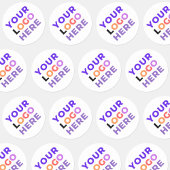 20 Maatwerk Bedrijf Business Logo | merknaam Ronde Sticker