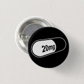 20 mg knop voor pil ronde button 3,2 cm (Voorkant /achterkant)
