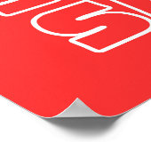 20% Off Verkoopteken, Winkelsignage, Rode verkoop Poster (Hoek)