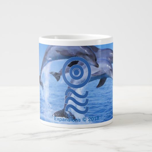20 OZ Dolfijn Mok (Voorkant)