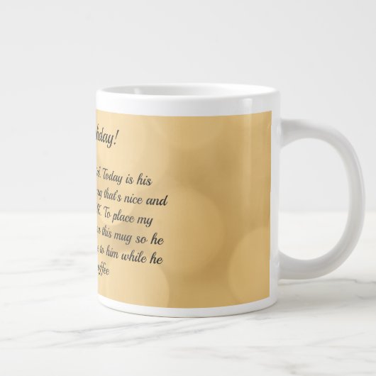 20 oz Grammy Birthday Mug (Droite)