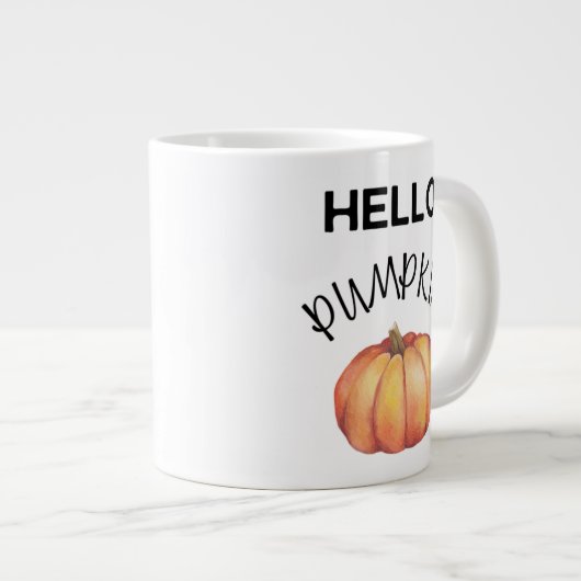 20 oz Hallo pompoenmok Extra Grote Beker (Voorkant rechts)