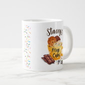 20 oz. Mug, Nom Personnalisable, Mug Cake Mug (Devant droit)