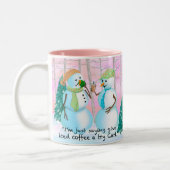 20 oz Snowmen et tasse de café (Gauche)