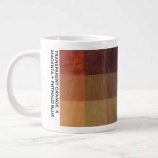 20 oz Transparant Oranje x Magenta + Ftalo Blauw Extra Grote Beker