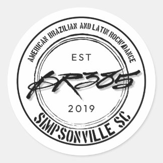 20 pak kleine stickers, logo2 ronde sticker