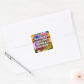 (20 pcs) Citation mère florale | Stickers Love Mom (Enveloppe)