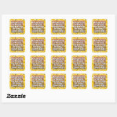 (20 pcs) Citation mère florale | Stickers Maman mi (Feuille)