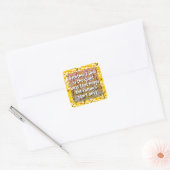 (20 pcs) Citation mère florale | Stickers Maman mi (Enveloppe)