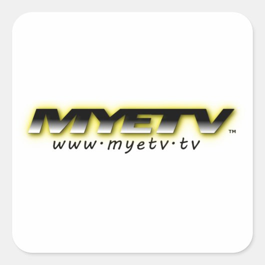 20 petits autocollants de MYETV imperméables (Devant)